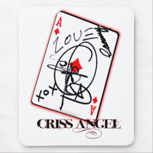 Alfombrilla De Ratón Tarjeta del ángel de Criss