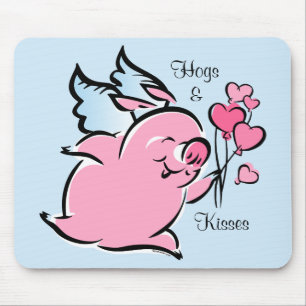 Alfombrilla De Ratón Tarjeta del día de San Valentín Mousepad