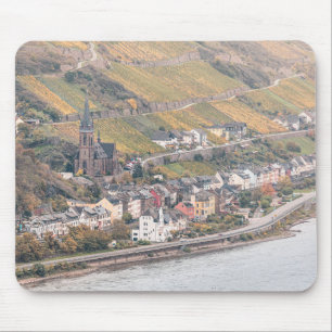 Alfombrilla De Ratón Tarjeta Lorchhausen im Rheingau