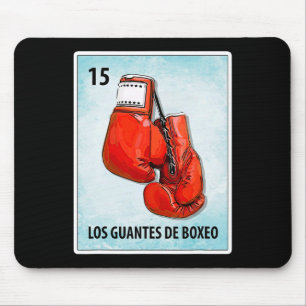 Alfombrilla De Ratón Tarjetas de guantes mexicanos de boxeo Los Guantes
