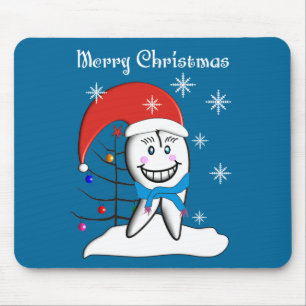 Alfombrilla De Ratón Tarjetas de Navidad y regalos del dentista
