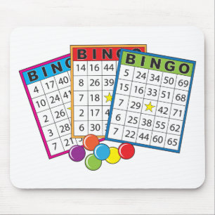 Alfombrilla De Ratón Tarjetas del bingo