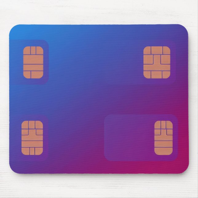 Alfombrilla De Ratón Tarjetas Sim (Frente)