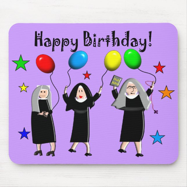 Alfombrilla De Ratón Tarjetas y regalos del feliz cumpleaños de la (Frente)