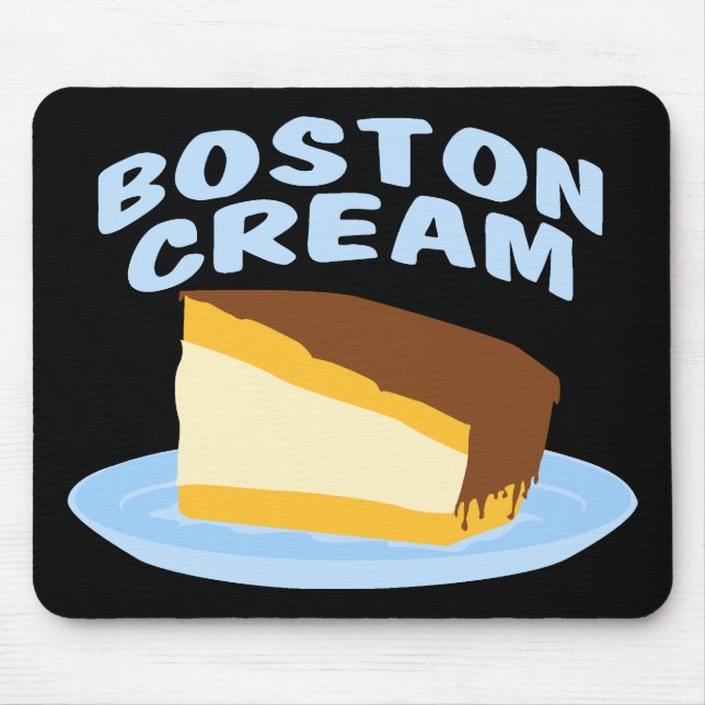 Alfombrilla De Ratón Tarta de crema de Boston (Frente)