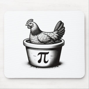 Alfombrilla De Ratón Tarta De Pollo Divertido Juego De Palabras Matemát