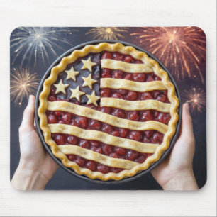 Alfombrilla De Ratón Tarta Patriótica Americana