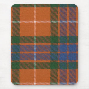 Alfombrilla De Ratón Tartán antiguo rojo Mousepad de Fraser