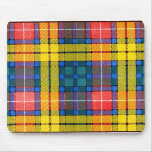 ALFOMBRILLA DE RATÓN TARTÁN DE LA FAMILIA DE BUCHANAN