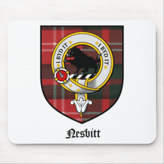 Alfombrilla De Ratón Tartán de la insignia del escudo del clan de