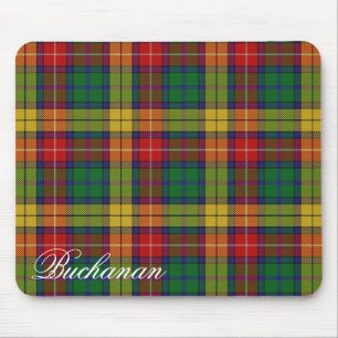 Alfombrilla De Ratón Tartán escocés majestuoso de Buchanan del clan