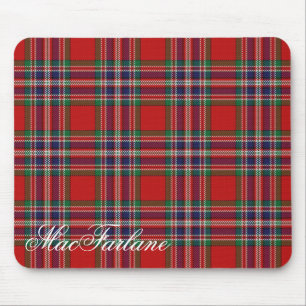 Alfombrilla De Ratón Tartán escocés majestuoso de MacFarlane del clan