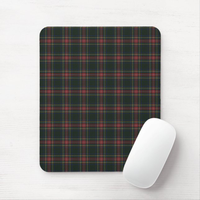Alfombrilla De Ratón Tartan Escocés Original Moderno Stewart Black (Con ratón)