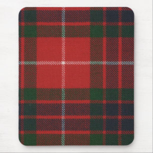 Alfombrilla De Ratón Tartán moderno rojo Mousepad de Fraser