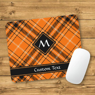 Alfombrilla De Ratón Tartan naranja de Halloween