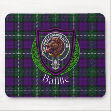 Tartan y Cresta del Clan Escocés Baillie