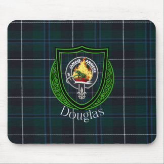 Alfombrilla De Ratón Tartan y Cresta del Clan Escocés Douglas