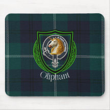 Tartan y Cresta del Clan Escocés Oliphant