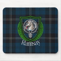 Tartan y Cresta del Clan Escocés Ramsay