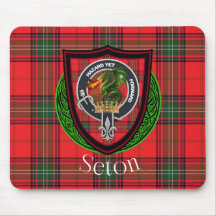 Tartan y Cresta del Clan Escocés Seton