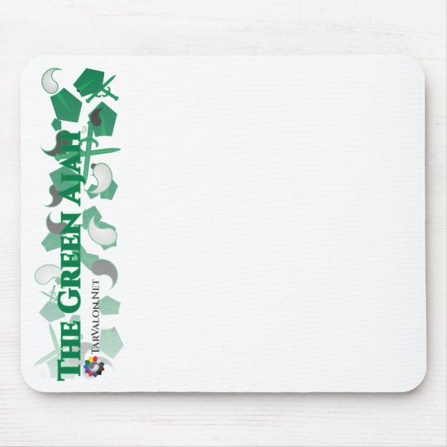 Alfombrilla De Ratón TarValon.Net Pennants Green Mousepad (Frente)