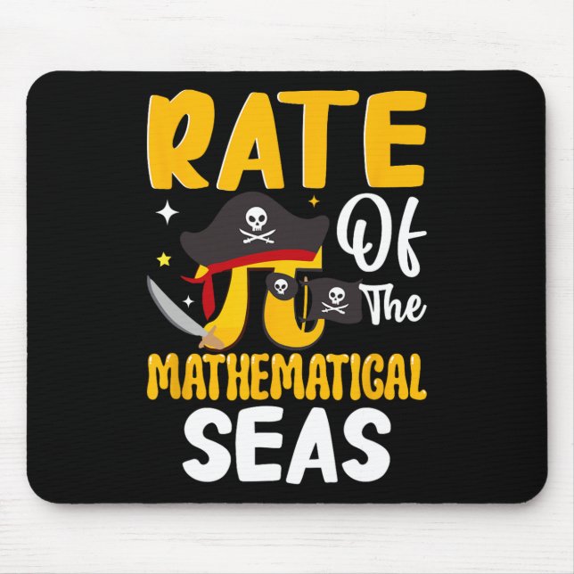 Alfombrilla De Ratón Tasa De Los Mares Matemáticos - Matemática De Símb (Frente)