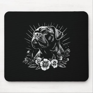 Alfombrilla De Ratón Tattoo Style Lover Mastiff Retro Dog