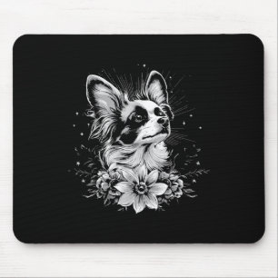 Alfombrilla De Ratón Tattoo Style Lover Papillon Retro Dog