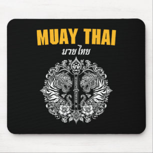 Alfombrilla De Ratón Tatuaje de arte tailandés de muay thai Sak Yant ti