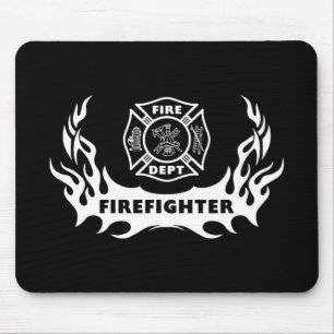 Alfombrilla De Ratón Tatuaje del bombero