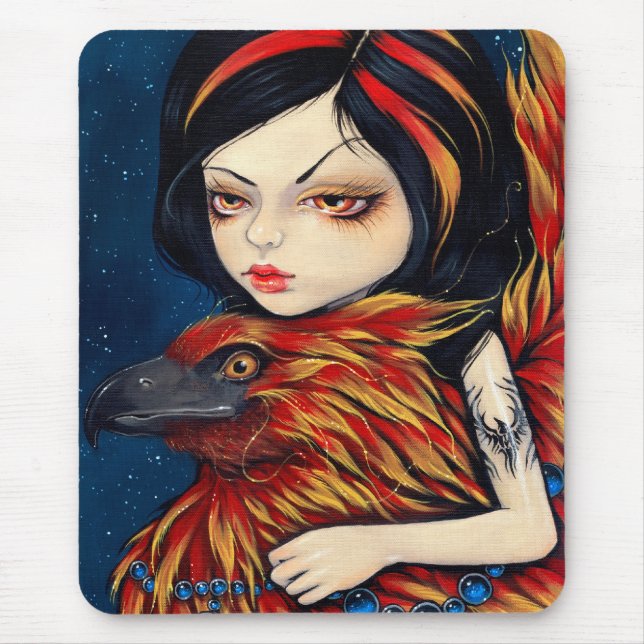 Alfombrilla De Ratón "Tatuaje" Mousepad de Phoenix (Frente)