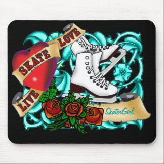 Alfombrilla De Ratón Tatuaje Mousepad de SkaterGirl