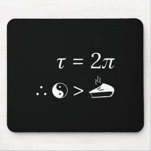 Alfombrilla De Ratón Tau Es Mayor Que Pi - Nerdy Tau Day Math