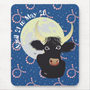 Alfombrilla De Ratón Taurus 21 de abril al 20 de mayo Mauspad
