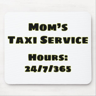 Alfombrilla De Ratón Taxi de mamá
