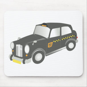 Alfombrilla De Ratón Taxi Viejo