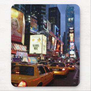 Alfombrilla De Ratón Taxis cuadrados del tiempo