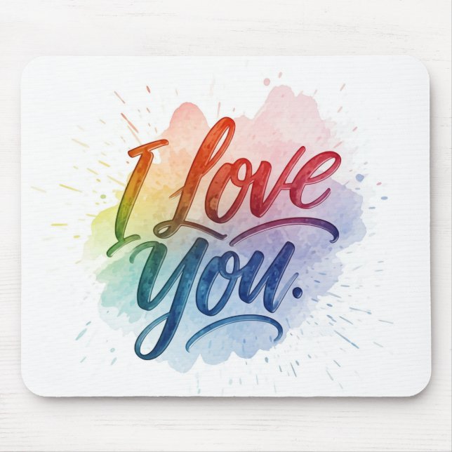 Alfombrilla De Ratón Te Amo (Frente)