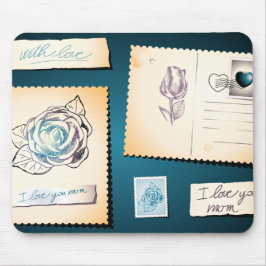Alfombrilla De Ratón Te amo mamá, mousepad