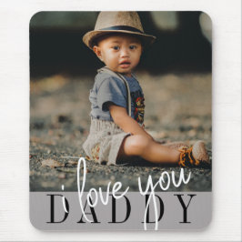Alfombrilla De Ratón Te amo, papá Personalizado.