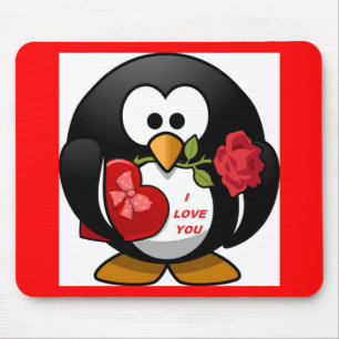 ALFOMBRILLA DE RATÓN "TE AMO" PENGUIN