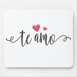 Alfombrilla De Ratón Te Amo Te Amo Valentín Español | Mousepad