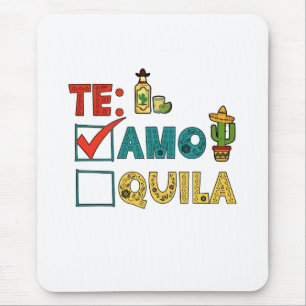 Alfombrilla De Ratón Te Amo Tequila Cinco De Mayo Funny