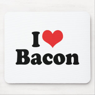 Alfombrilla De Ratón Te Amo Tocino de Corazón - Amante del Tocino