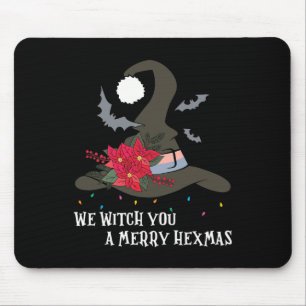 Alfombrilla De Ratón Te Brujamos, merry Hexmas Witchen Navidades Wiccan