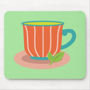 Alfombrilla De Ratón Té de menta para los amantes del té