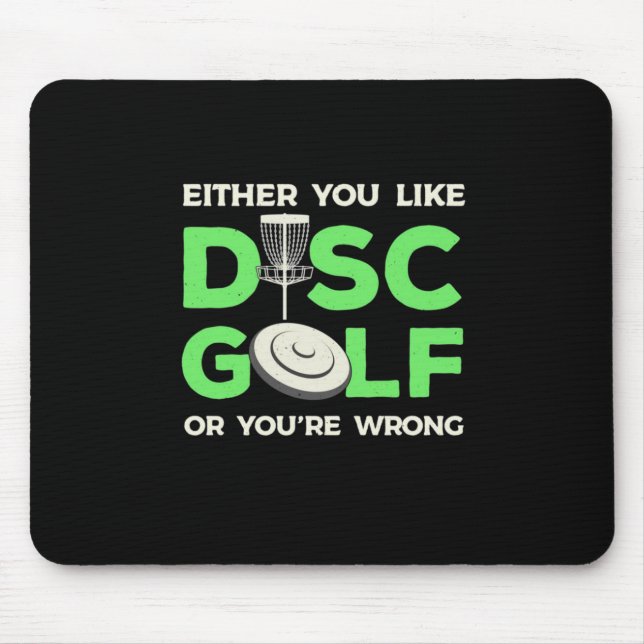 Alfombrilla De Ratón Te Gusta El Disco Golf (Frente)