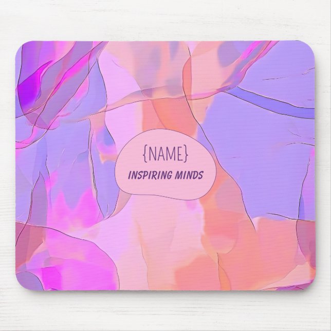 Alfombrilla De Ratón Teacher – Inspiring Minds Design Personalized (Frente)