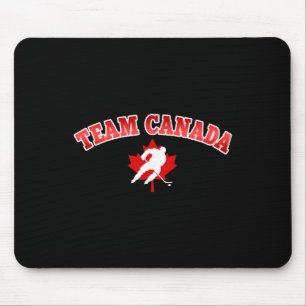 Alfombrilla De Ratón Team Canadá Orgullo Vacaciones Viajes Deportes Hoc