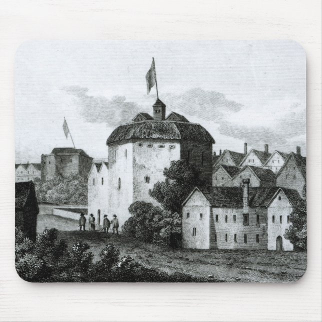 Alfombrilla De Ratón Teatro de The Globe en el Bankside (Frente)